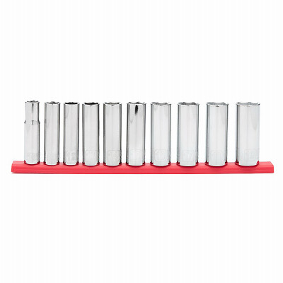 Master Mechanic TV1038116 10-Pc. Metric Deep Socket Set, 3/8 In. Drive - - Bild 2 von 2