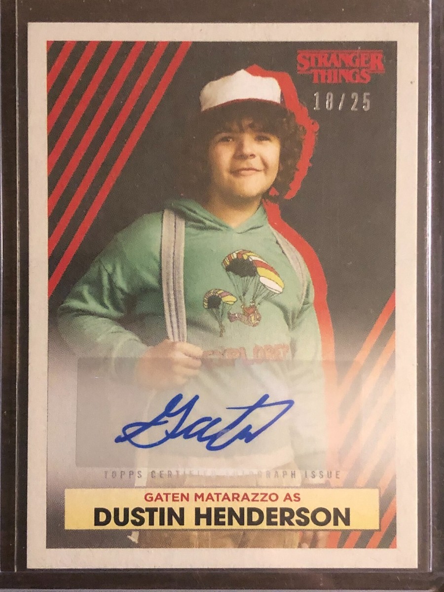 2020 Topps Stranger Things #DH-C Gaten Matarazzo Dustin Henderson