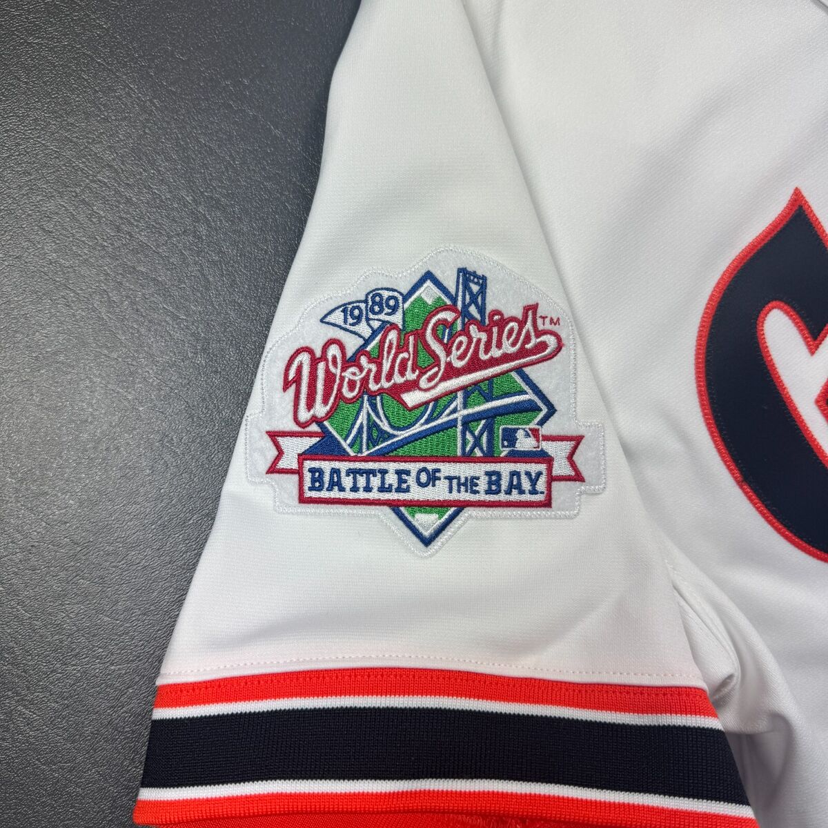 100% Authentic Will Clark Mitchell & Ness 1989 World Series Giants