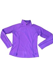 Mountain Hardwear Sweatshirt Size Medium Purple Fleece 1/4 Zip Pullover Womens