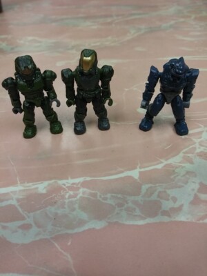 Halo Mega 3 Figures Lot Warriors 