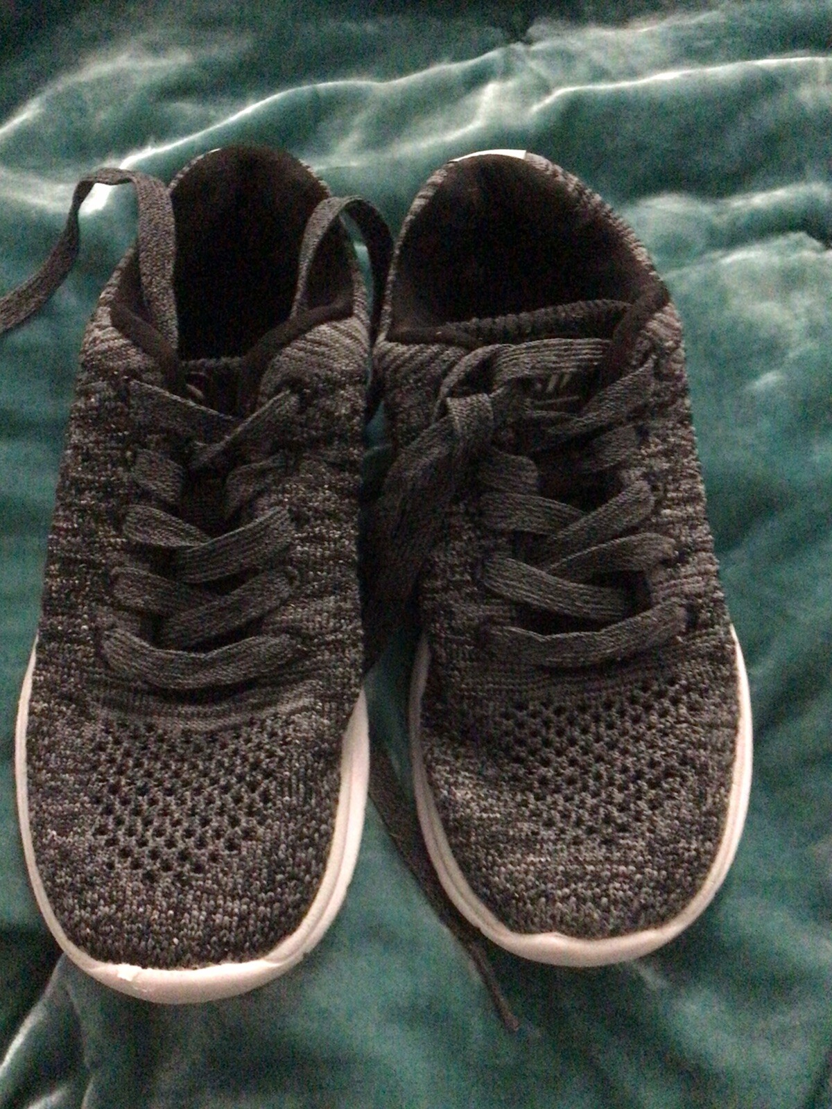 Champion Boy&rsquo;s Shoes knit grey Size 13 cute cozy Sneakers