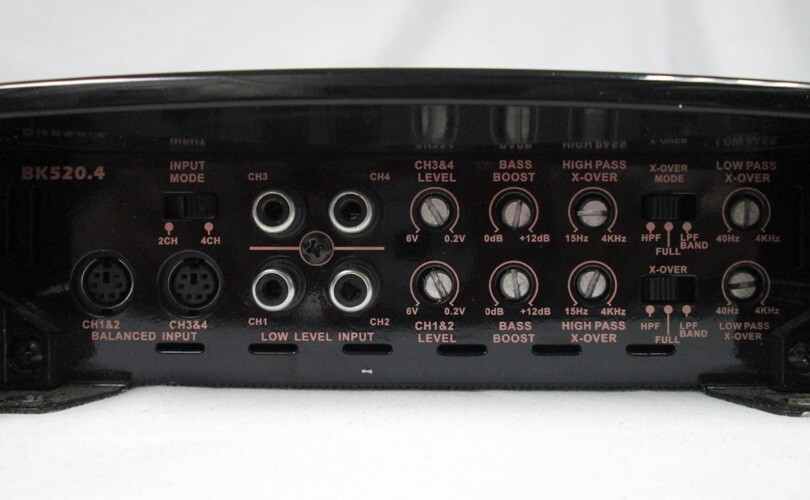 Precision Power BK520.4 4 Channel Old School PPI Black Ice Car