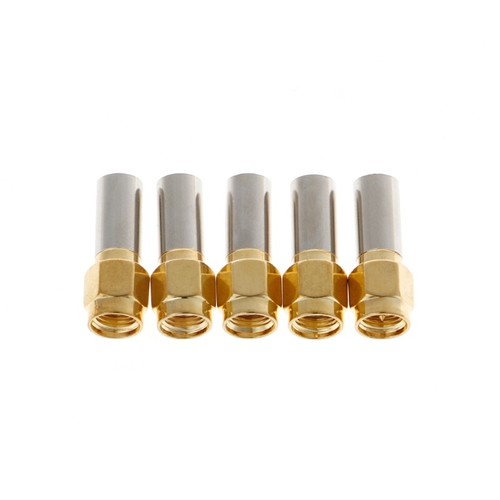 5 Pcs SMA Male Plug RF Coaxial Connector Crimp For RG58 RG142 RG400 LMR195 RG223 - Zdjęcie 5 z 7
