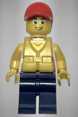 Lego  Minifigur cty0414, Town City Coast Guard, Küstenwache Dinghy Passenger