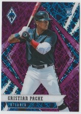 2021 Panini Chronicles Phoenix Purple Velocity #23 Cristian Pache - Braves