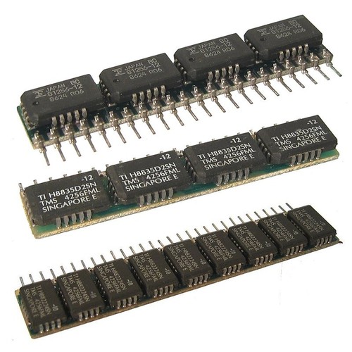 TM4256EL9-10L TM4256EC4 MB85206-12 DRAM Module Memory ( 256k x 1 ) x 4 and x 9 - Picture 1 of 29