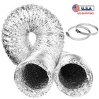 4"-8" Non-Insulated Air Aluminum Ducting Dryer Vent Hose For HVAC Ventilation