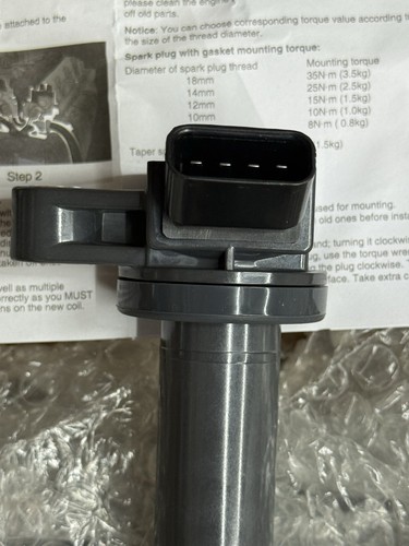 Ignition Coil Pack and Spark Plug Set of 8 Compatible with Lexus GS430 GX470 - Picture 8 of 14