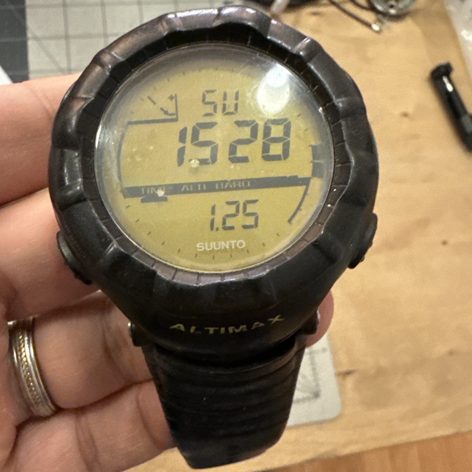 New Battery Gps Watch Black