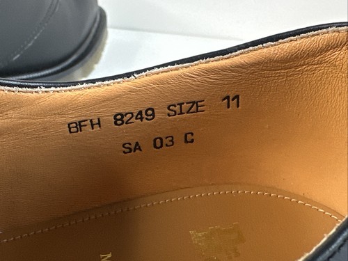 Dr Martens 8249 black matt leather shoes UK 11 EU 46 - Made in England - Picture 5 of 18