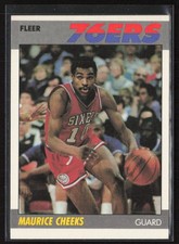 Maurice Cheeks 1987-88 Fleer #20 Philadelphia 76ers