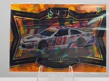 2025 Select Nascar Racing - #141 Brent Crews - Pit Road - Orange Cracked Ice