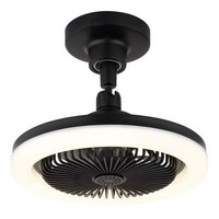 Deckenventilator Deckenlampe Wohnzimmerleuchte Metall Led Dimmbar D 25,8 Cm
