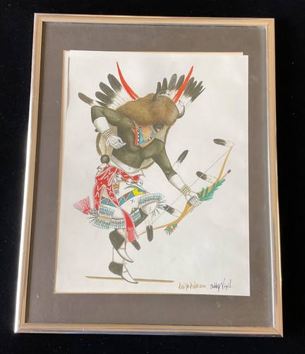 2010 Bobby Vigil "Pan-Yo-Pin" Native American Artwork – Signed Original - Picture 2 of 4