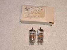2 x 6DJ8/ECC88 Amperex Tubes*Tektronix Matched*Very Strong Matched Pair*#R3