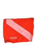 Marine Sports Deluxe Dive Flag w/ Stiffener   12 x 15 Inch Scuba Safety