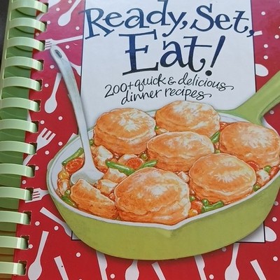 Gooseberry Patch Ready, Set, Eat! 200+ Dinner Recipes Spiralbound 2000