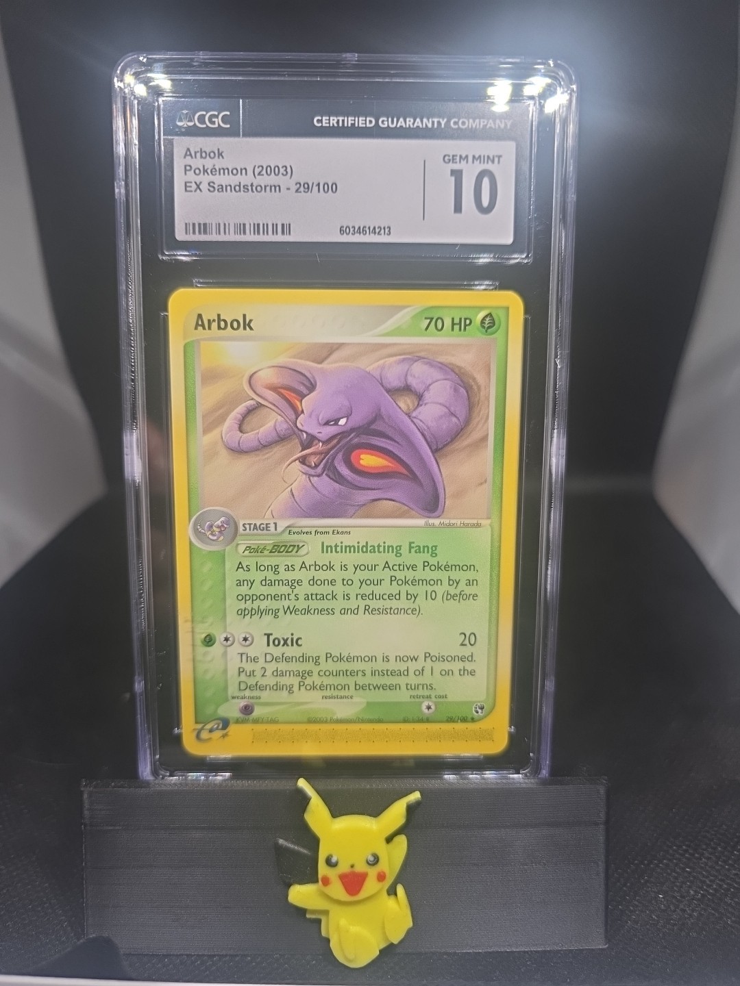 Arbok 29/100 Sandstorm Regular CGC 10 Mint Pokemon