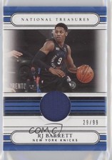 2020-21 Panini National Treasures Jersey Treasures 29/99 RJ Barrett #JT-RJB s3g