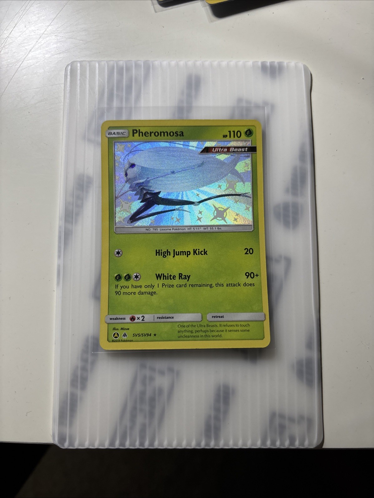 Pokemon Hidden Fates: Shiny Vault #SV5/SV94 Pheromosa Shiny Holo Rare