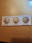 Kennedy Half Dollar Proofs 40% silver, a lot of 3 coins 2 1969-S ,1 1970-S
