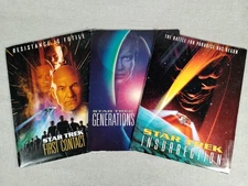 Star Trek Movie Press Kits First Contact Generations Insurrection Slides Pics +