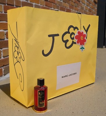 Marc Jacobs Artist Capsule David Shrigley JOY Yellow Shopping Bag Tasche XL