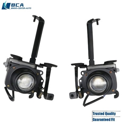 2X Fog Lights Driving Lamp Clear Lens Left & Right For 1999-2002 Toyota 4Runner