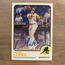 2022 Topps Heritage Minor League Edition Real One Dariel Lopez #ROA-DL Auto