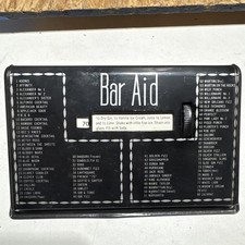 Bar Aid Rolodex / Drink Recipes / Cocktail Recipes... MCM Vintage Metal