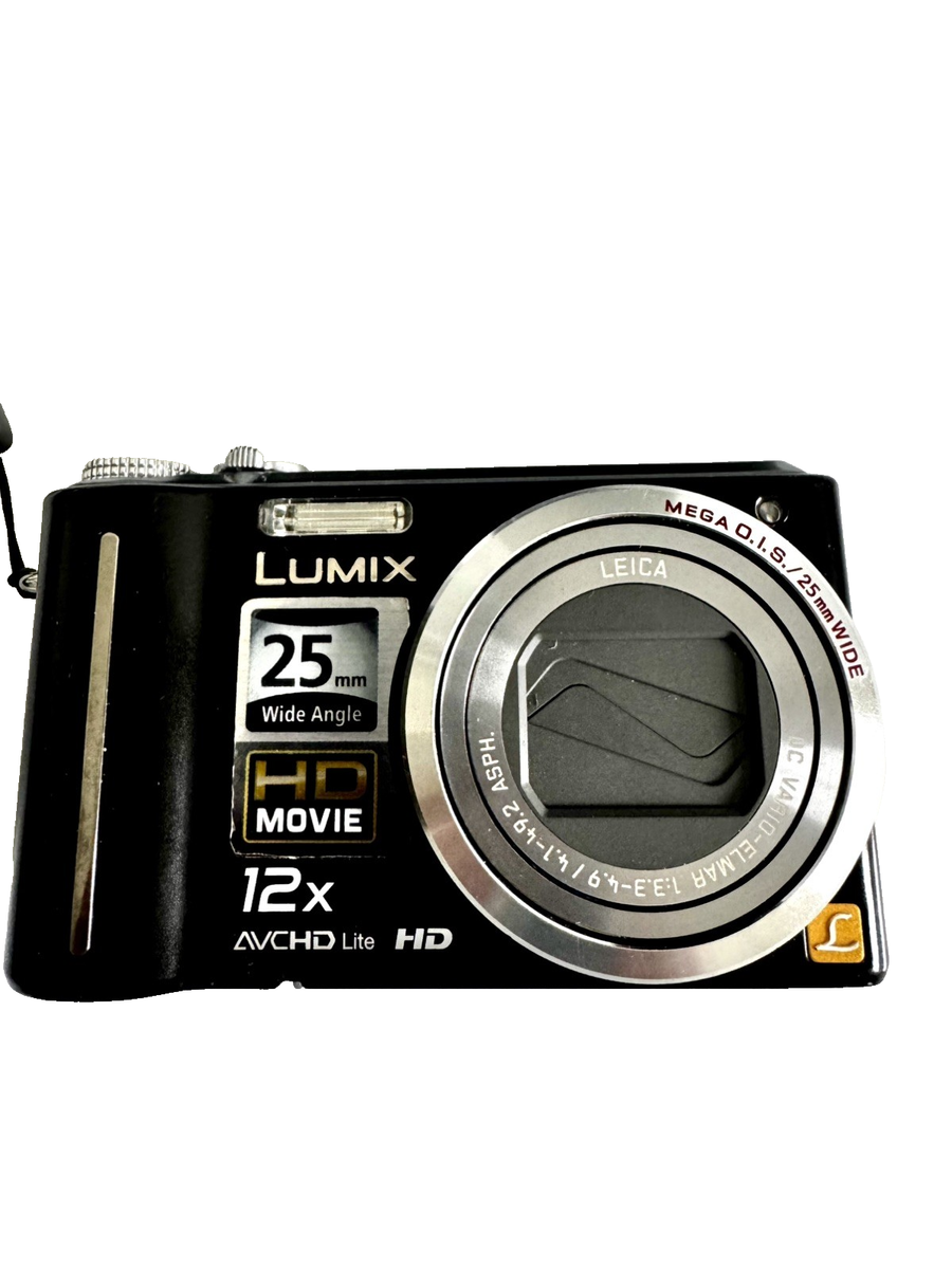 Panasonic LUMIX DMC-ZS3/DMC-TZ7 10.1MP Digital Camera - Black for