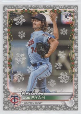 2022 Topps Holiday Mega Box Metallic Joe Ryan #HW93 fo7