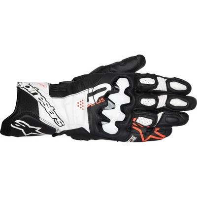 Alpinestars GP Plus R V3 Gloves - Black/White/Red Fluorescent, XX-Large