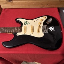 ENCORE STRAT Stratocaster Black Electric Guitar (P)