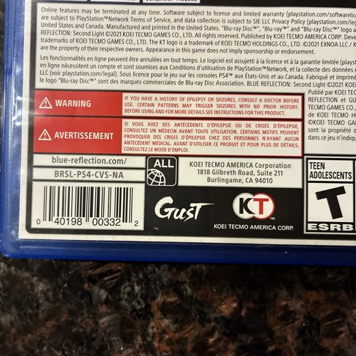 Blue Reflection : Second Light PS4 *Preowned *Tested - Picture 5 of 14