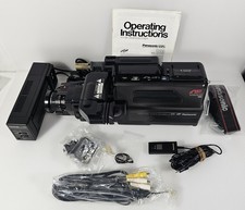 Panasonic AF Piezo VHS Reporter Camera AG-160 Case & Accessories LOCAL PICKUP 