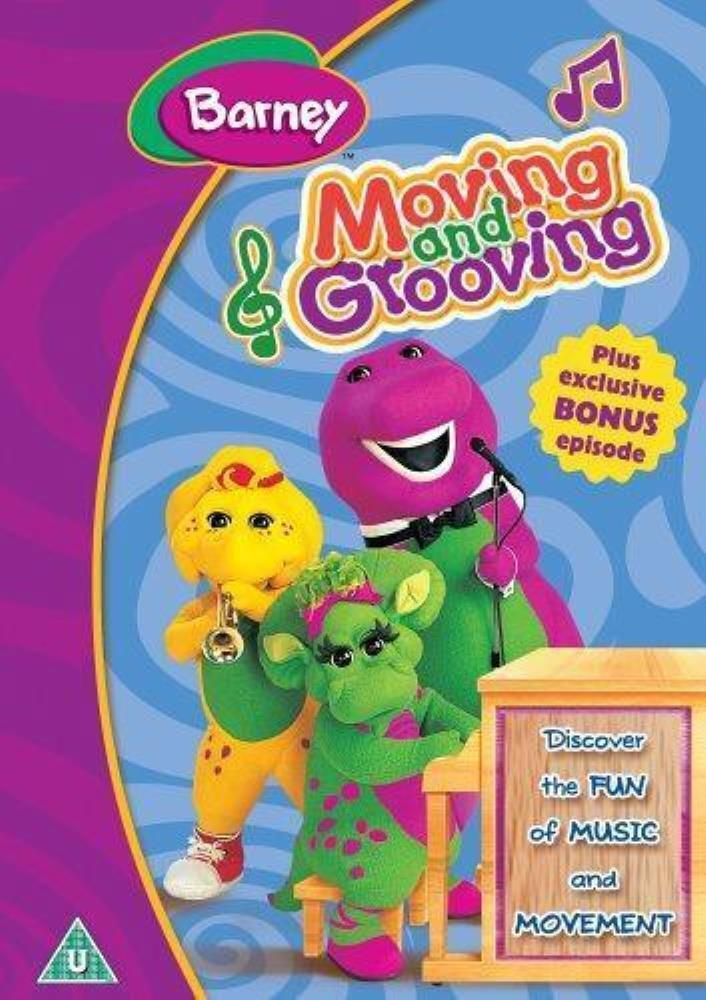 BARNEY MOVING AND GROOVING DVD FREE SHIPPING
