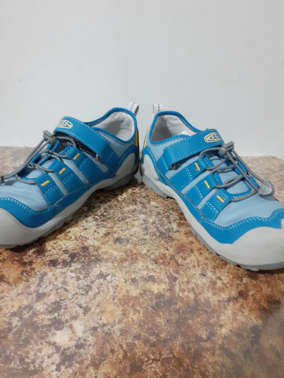 Sneakers Keen Knotch Hallow Shadow Mykonos blu unisex giovani taglia 4 senza solette