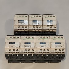 (Lot of 7) Schneider 600 VAC 25A Contactor LC1D12BL