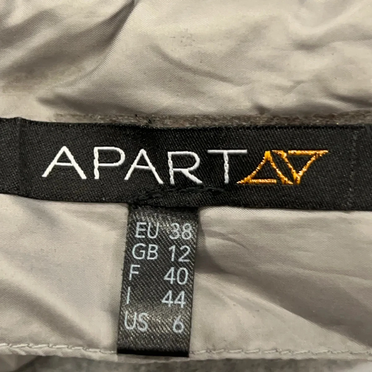 Apart, Jacke, Damen, Größe: 38, Grau, Polyamid/Polyester, Einfarbig #L0m
