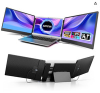 KEFEYA S3 14 Triple Portable Laptop Monitor FHD IPS – For 13–17 Windows