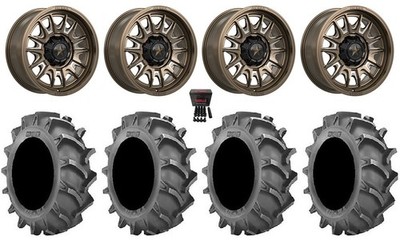 MSA Commander 22'' Wheels Bronze/Milled 37x8.3 BKT 171 Tires Can-Am Defender