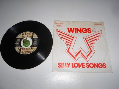 Wings - Silly Love Song  (1976) Vinyl 7` inch Single Vg +++