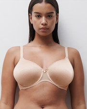 Chantelle 36C Norah Comfort Full Coverage Spacer T-Shirt Bra NWOT 13FN3 Nude