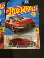 Hot Wheels 2026 Mainline Case D Red Ferrari 12Cilindri Long Card New