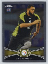 2012 Topps Chrome #197 Mike Adams Rookie RC - Steelers