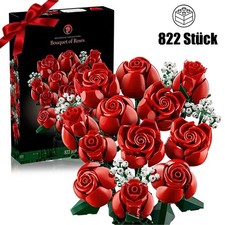 Blumenstrauß Bausteine Set 882 Stück DIY Ba...