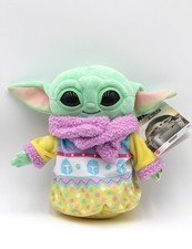 Star Wars The Mandalorian Grogu Baby Yoda  The Child  Plush 8" Easter Theme NWT