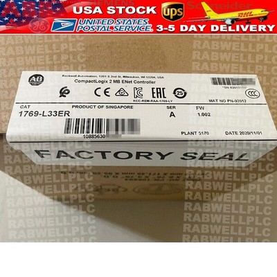 Allen-Bradley AB 1769-L33ER / A CompactLogix 2MB Enet Controller  Free Tax